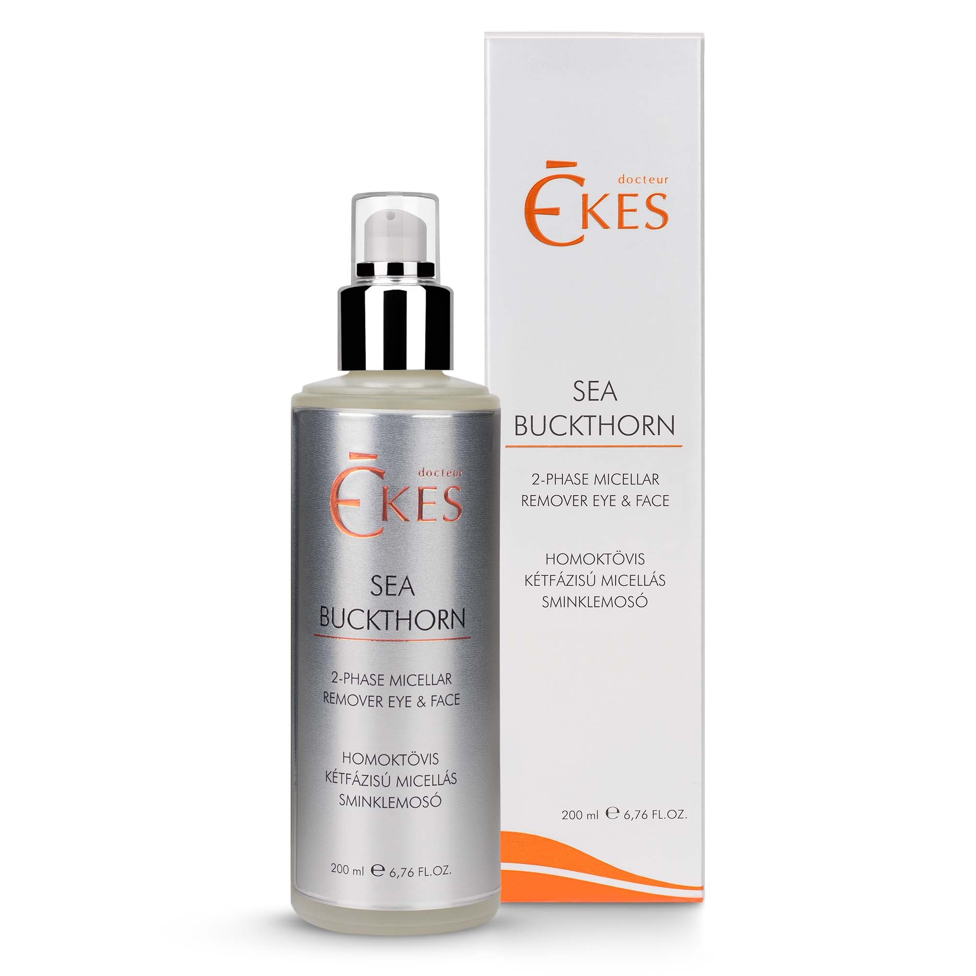 docteur Ékes Homoktövis Kétfázisú Micellás sminklemosó 200ml